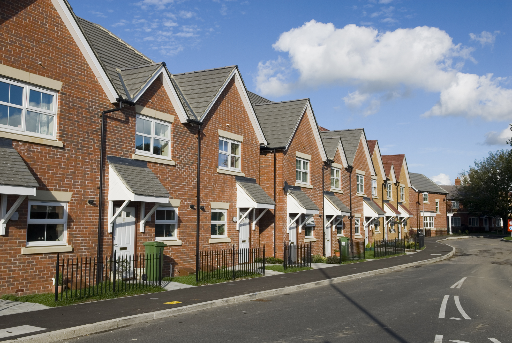 Terraced house фото