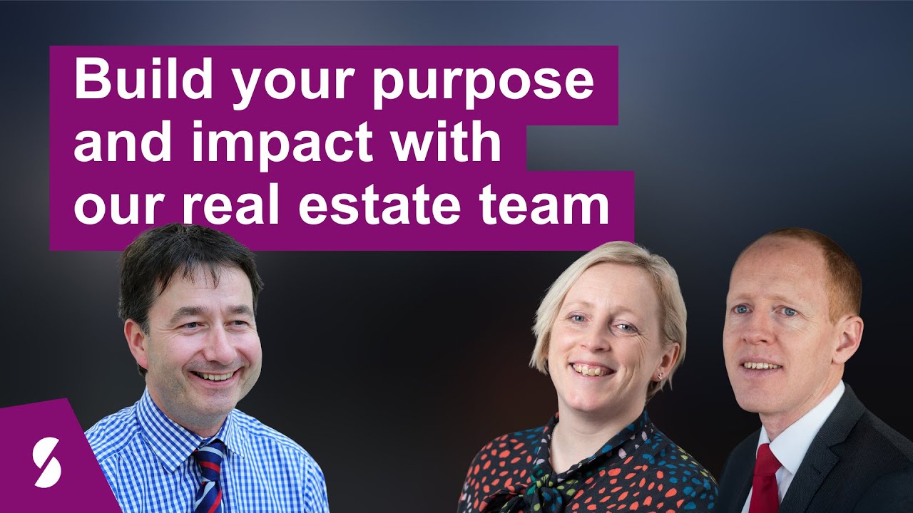 Building your purpose and impact | Real Estate support