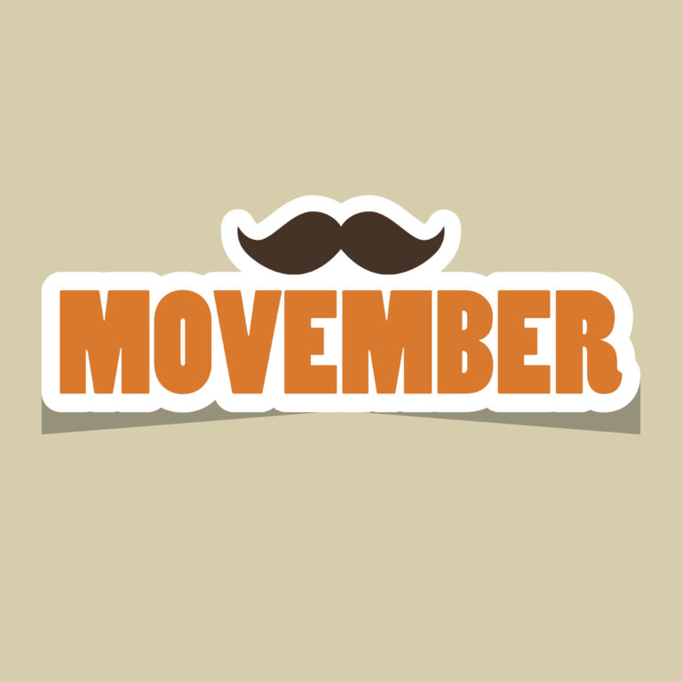 Movember logo with mustache. - Stephens Scown